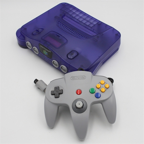 Nintendo 64 Console - Funtastic Grape Purple - SNR NUP16321534 (B Grade) (Used)